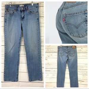 Vtg Levi’s 505 High Rise Straight leg Light wash
